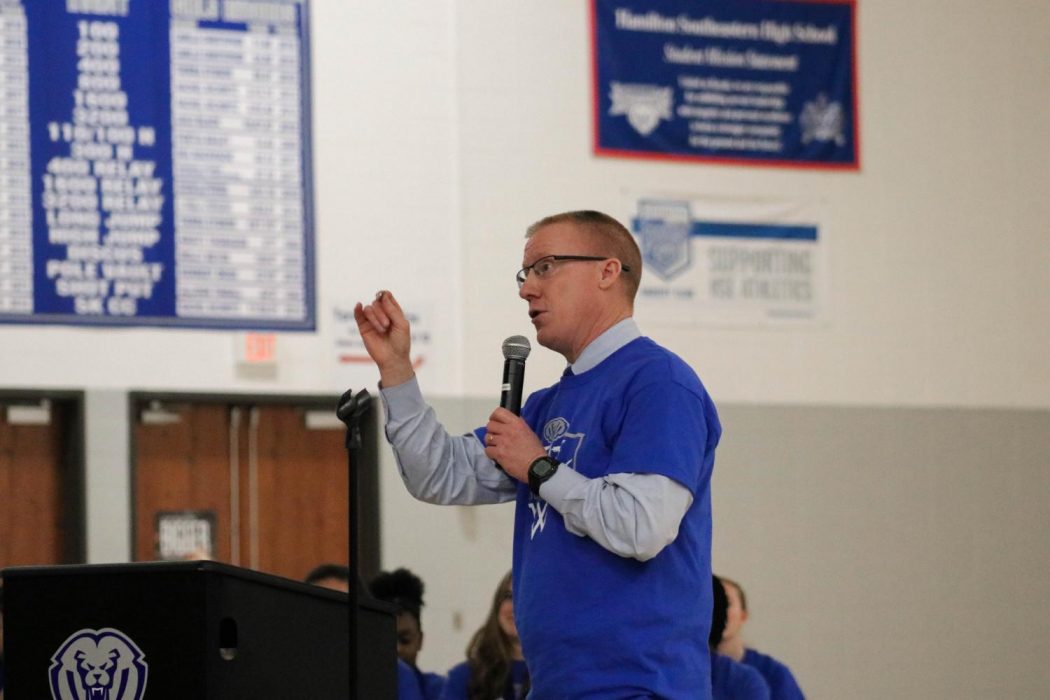 Athletic Director Jim Self explains the "Be A Nickel" motto.