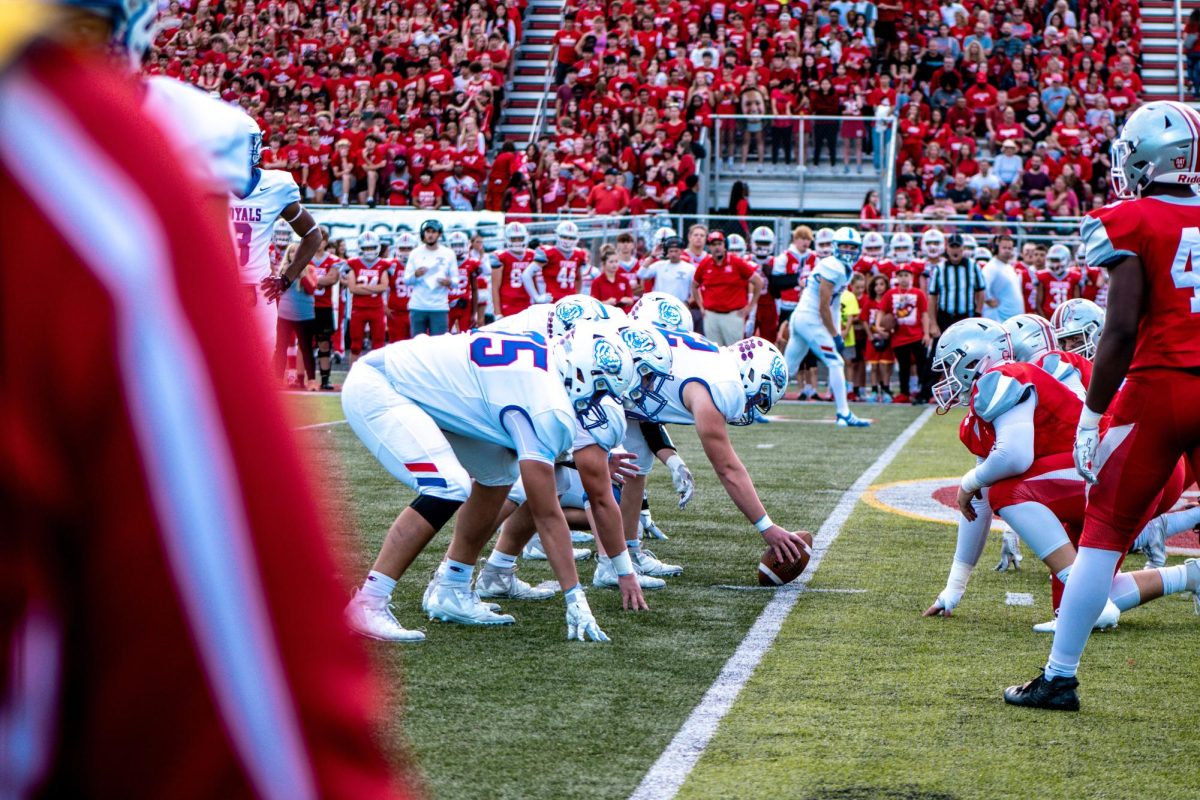 Royals in possession of the ball at Mudsock