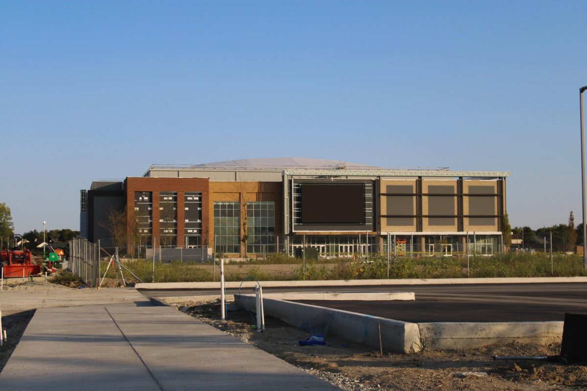 Opening fewer than 100 days, the Fishers Event Center is nearing completion. It is located at 11000 Stockdale Street near Ikea and the FORUM Events Center. 