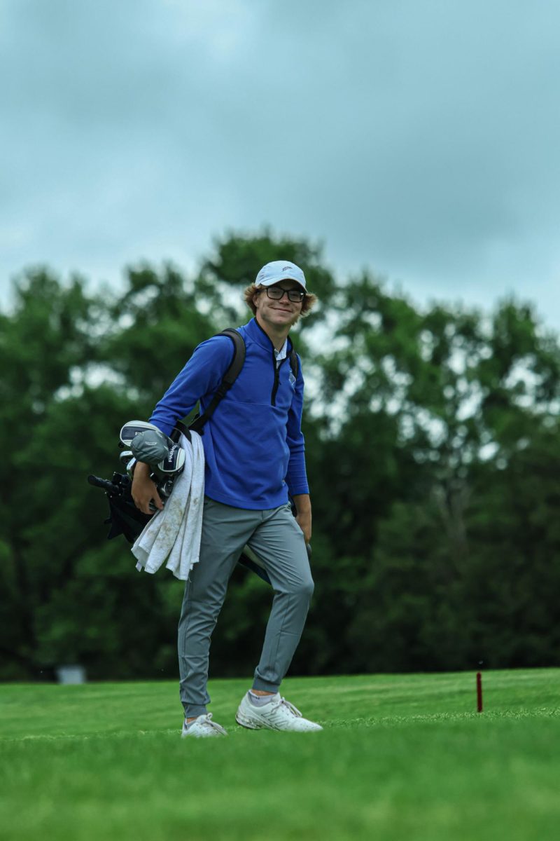 Senior, Jordan Huxford at Fall Creek Golf Club on May 9th, 2024