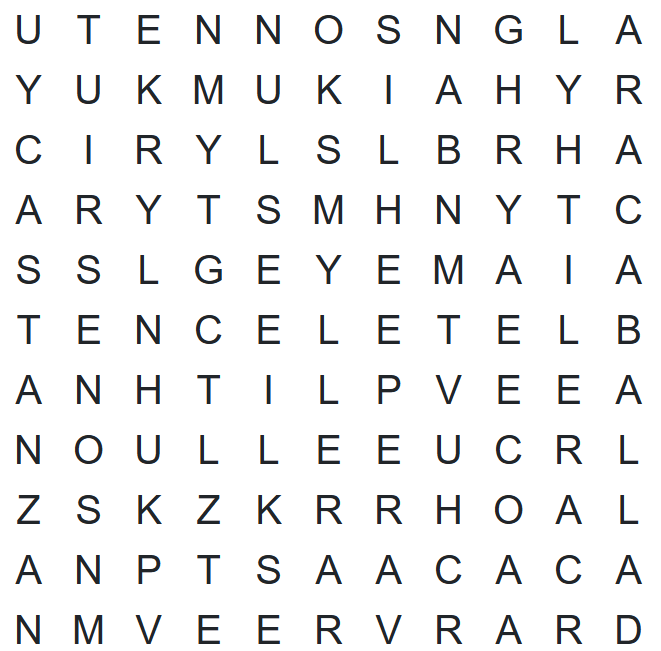 SMN Word Search #15