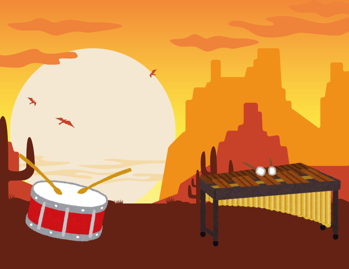 This season, the Winter Percussion show aims to transport you into the Wild West through music. 