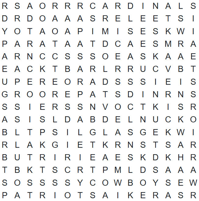 SMN Word Search 1/17/25