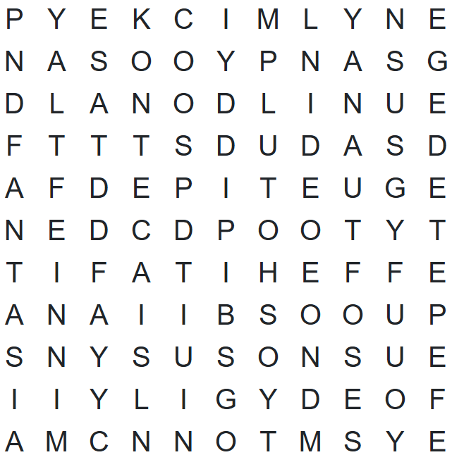 SMN Word Search 2/3/25