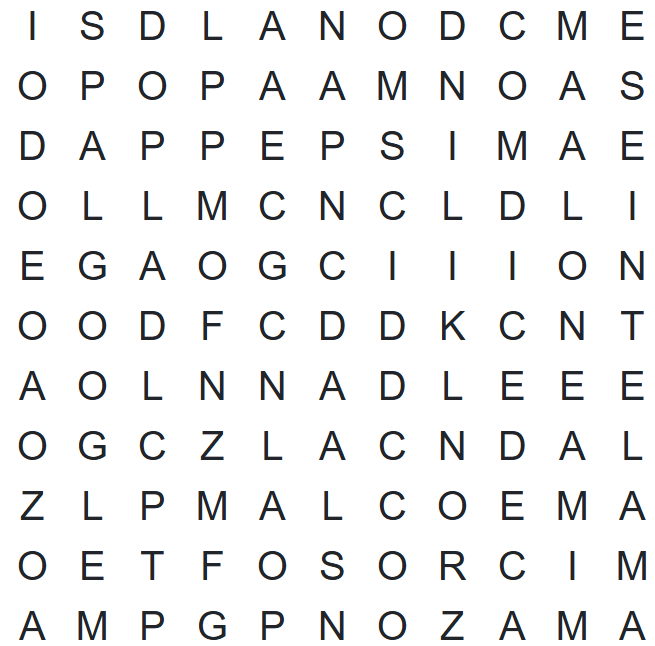 SMN Word Search 2/21/25